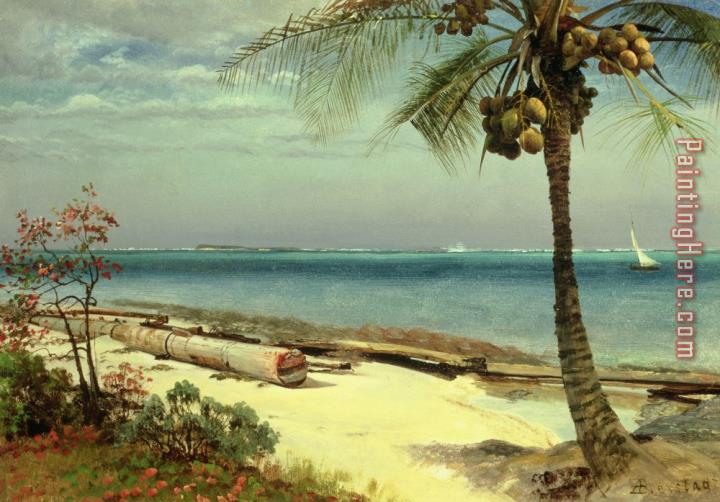 Albert Bierstadt Tropical Coast